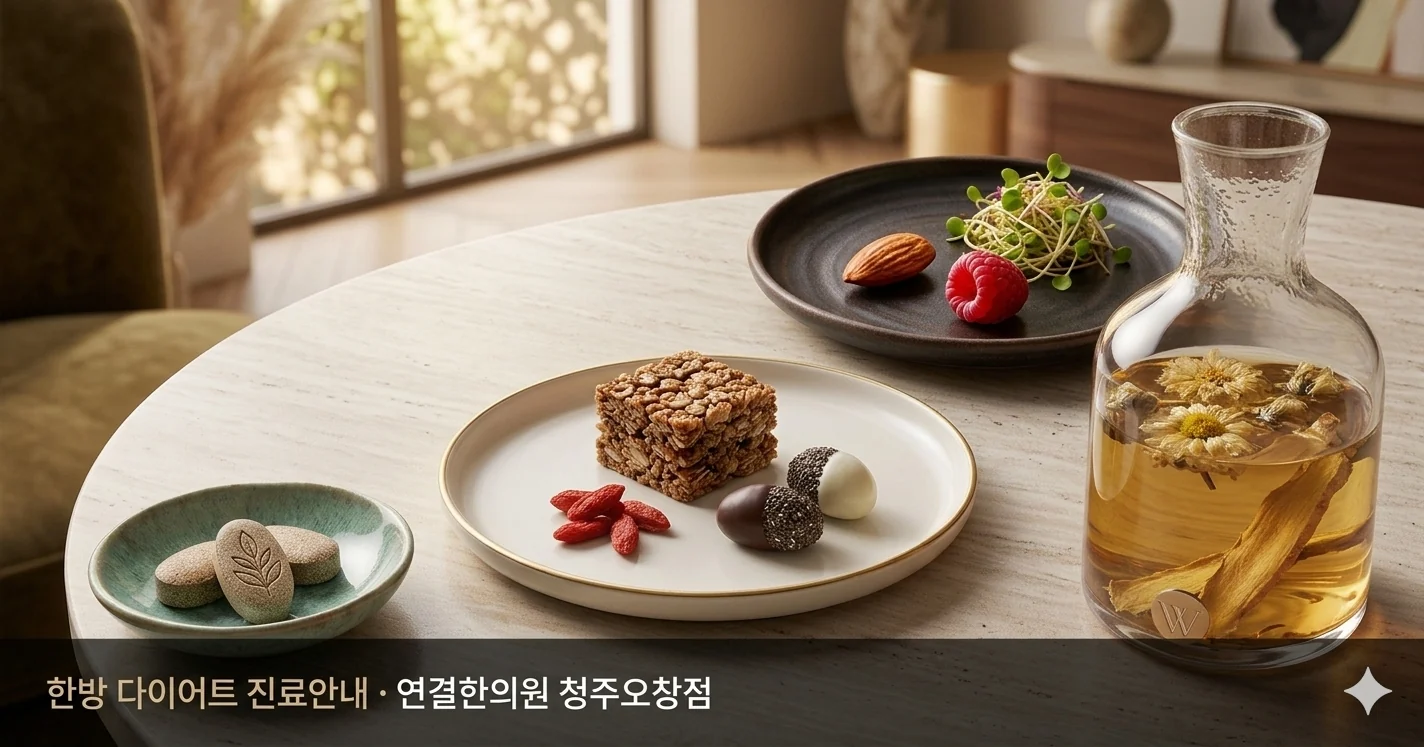 연결한의원 청주오창 한방 다이어트 진료 안내